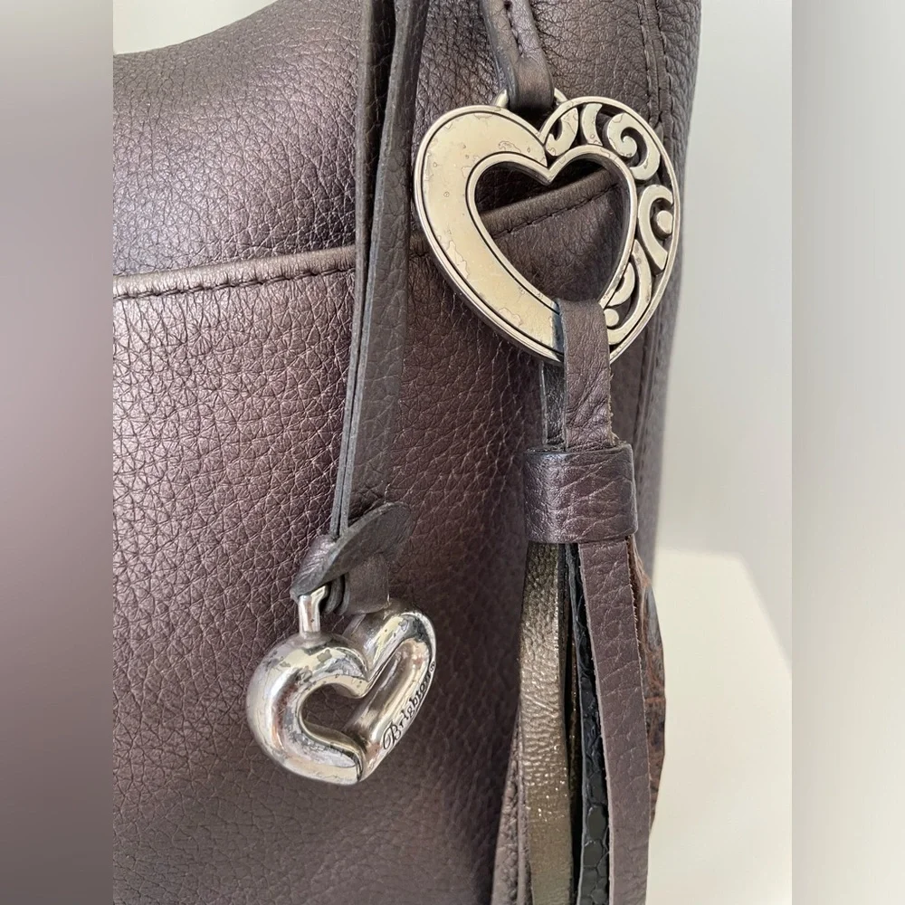 Brighton Barbados Zip Top Hobo Bag